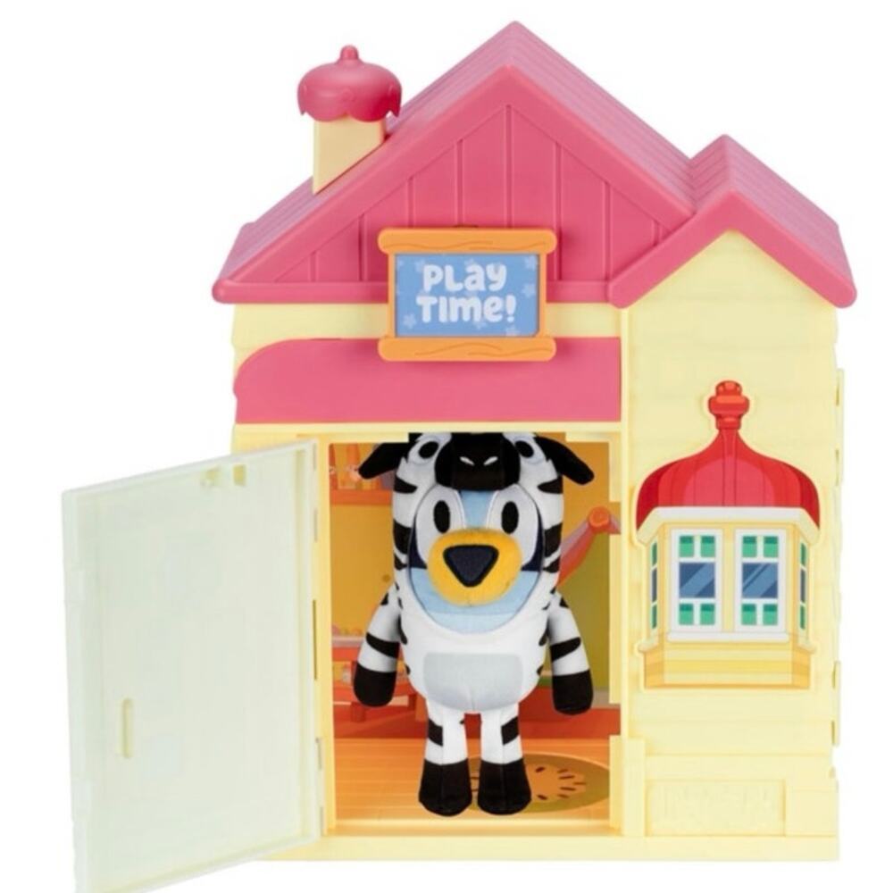 Bluey Play Date Plush Surprise House Set with Plush & Stickers Playset‎ NEW - Picture 5 of 15